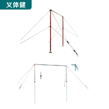会军体操类产品单杠电镀升降杆 可调节高低