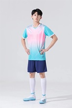 足球服套装男印制衣服儿童夏季训练服短袖队服小学生足球运动球衣