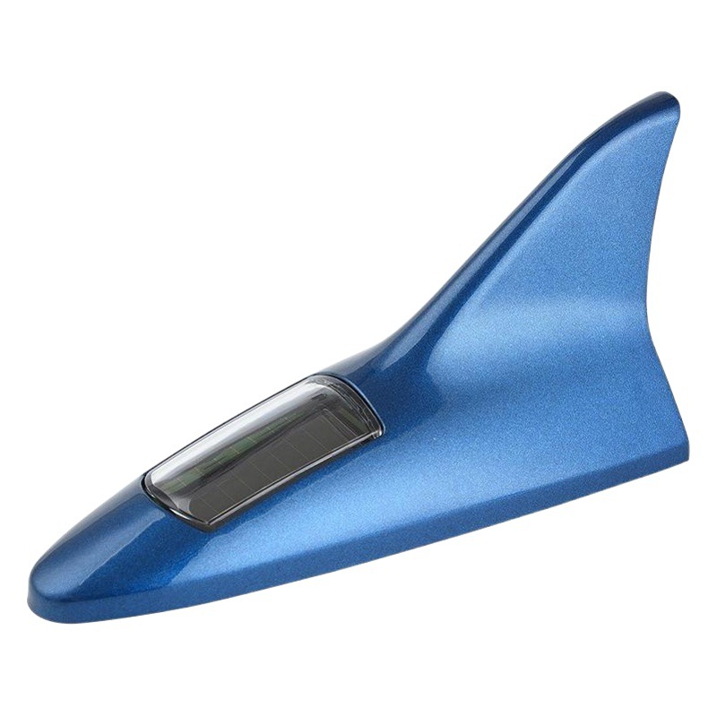 Car Shark Fin Tail Light Solar-Powered Strobe Antenna Aircraft Anti-Rear Collision Warning Flashing Breathing Universal Light-Emitting Device
