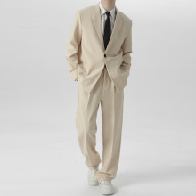 男士款韩版修身外套新郎结婚礼服商务职业正装小西装休闲西服套装