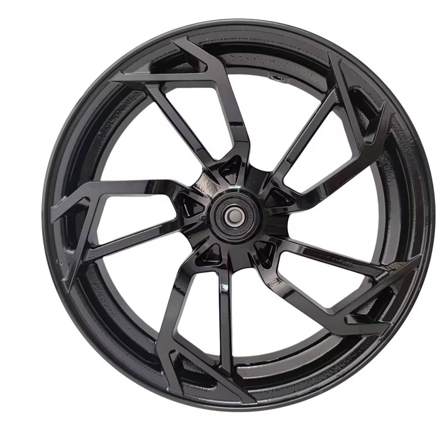 Y-Type 12inch Aluminum Alloy Wheel Hub for Little Monkey M3M5, Little Bull N1/N1 Steel Rim Electric Motorcycle Modification Off-Road Motorcycle