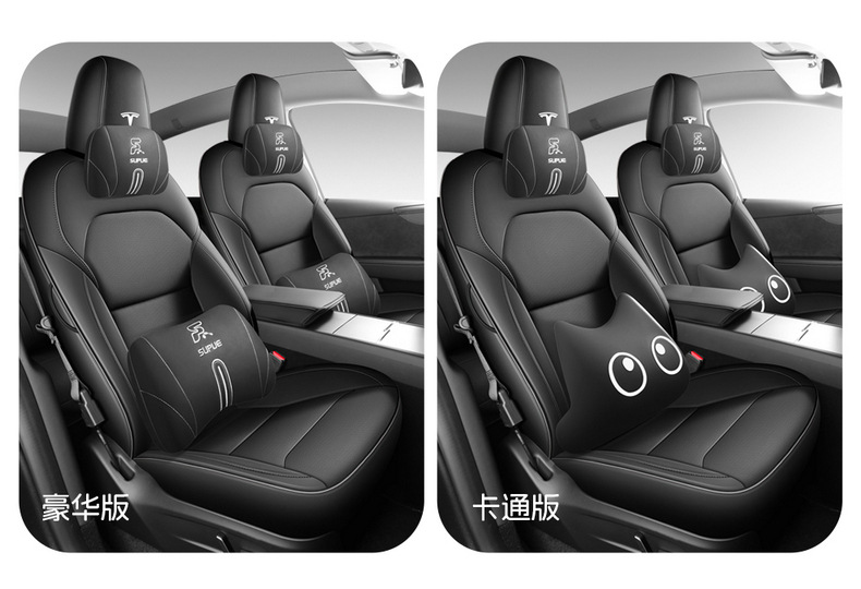 [Cross-border Exclusive] Applicable to Tesla's New ModelY Seat Cover Four Seasons Universal All-inclusive Nappa Leather