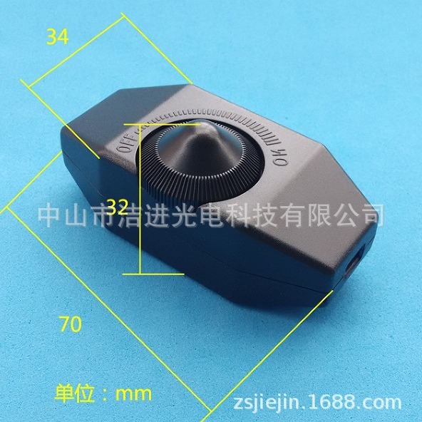 LED调光器 DC直流12-24V线上旋转调光开关 LED灯带球泡用微调开关