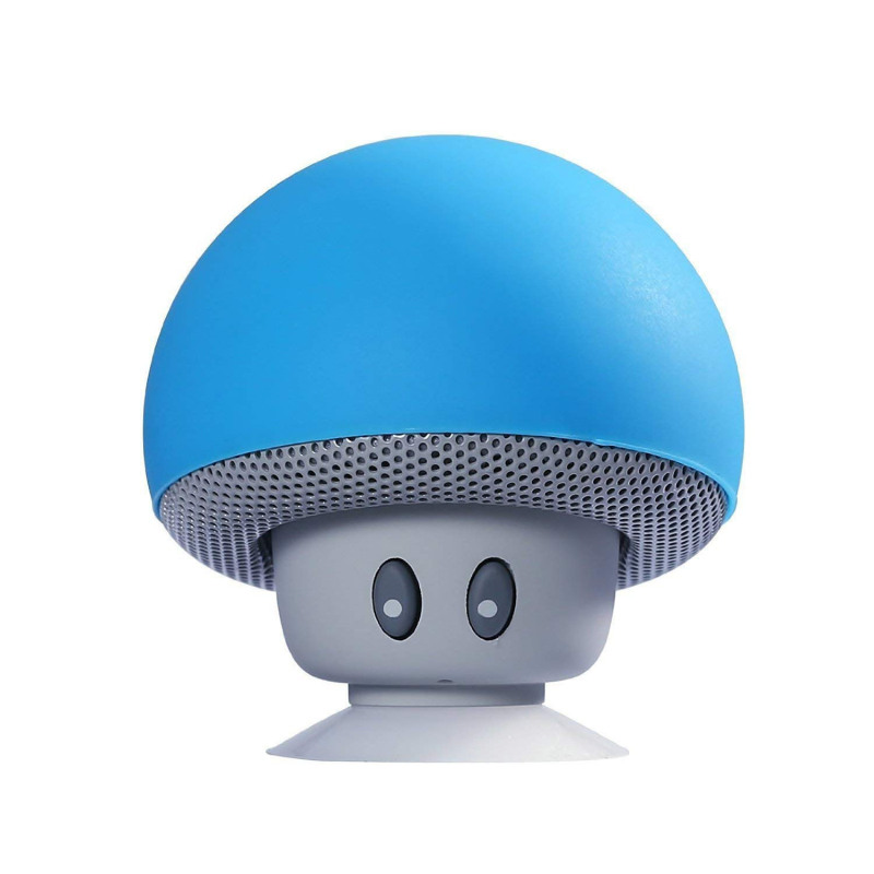 クリエイティブ漫画ギフト小さなキノコbluetoothスピーカー防水吸盤携帯電話スタンド小さなサブウーファーミニ音響|undefined