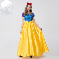 萬聖節服裝白雪公主服裝cosplay成人服裝cos服長裙連衣裙演出服