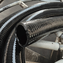 黑色PVC钢丝软管 矿用排水管加厚钢丝水管 大口径5寸6寸8寸钢丝管