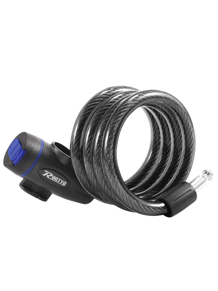 Cerradura de bicicleta cerradura de anillo antirrobo bicicleta de montaña batería coche eléctrico cerradura de cadena cerradura de cable de bicicleta accesorios de ciclismo