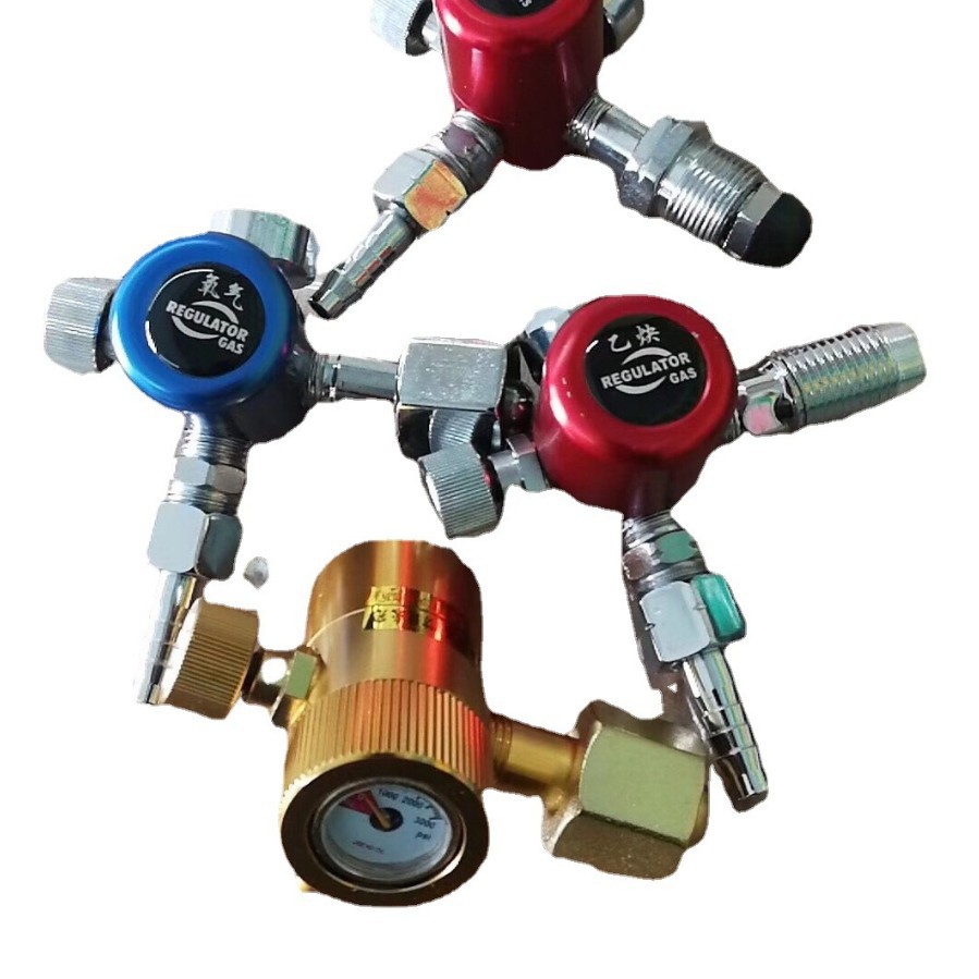 批发节能气体减压表氧气表/丙烷/乙炔压力表 小型防摔防震减压阀