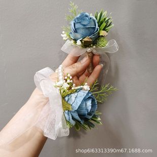 Corsage wrist flower parents flower bridesmaid sister best man hand flower wedding photography commercial exhibition factory direct sales