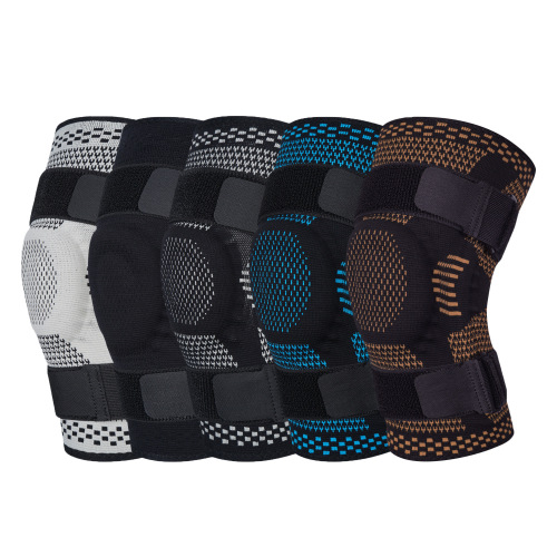 Sports knee pads for men, knee pads, silicone protection, running, fitness, basketball, skipping rope, knee pads, warm leg pads, patellar straps, customized