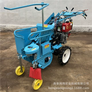 家用小型玉米收割机全自动装袋玉米收获机棒子扒皮单行玉米收割机
