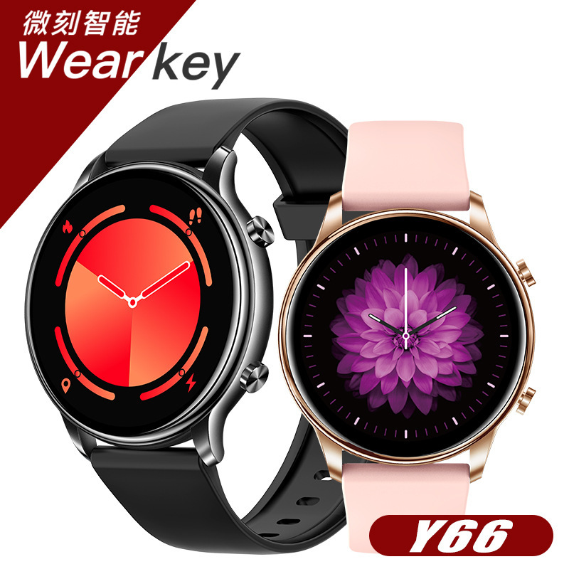 The New Y66 Bluetooth Call Smart Watch Offline Payment Metal Body 1.32 Inch Resolution 360 * 360