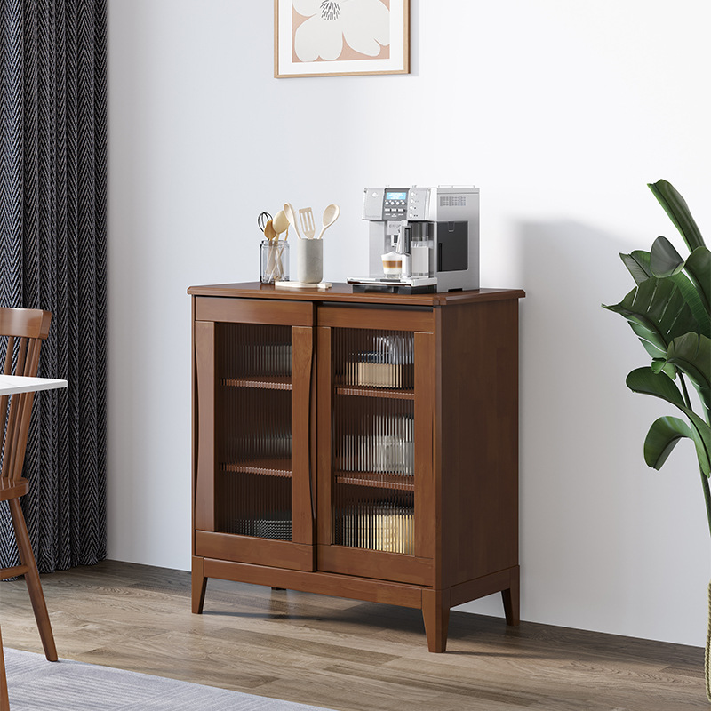 Aparador de madera maciza, mueble de cocina nórdico, mueble de almacenamiento para sala de estar, multifuncional, venta directa de fábrica, mueble de gran venta transfronterizo