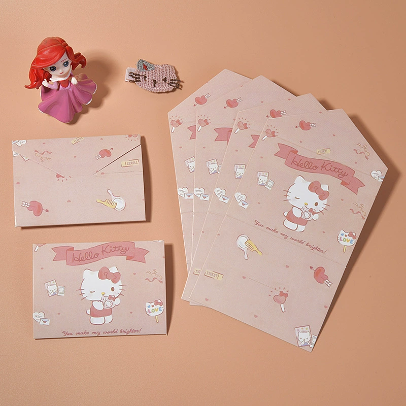 Открытки (Sanrio) набор карточек с персонажами, качественная печать, конвертный стиль
