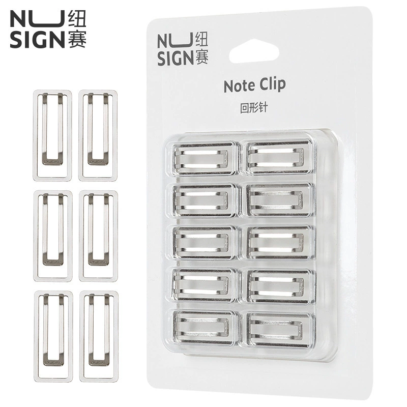Deelu New Sai NS106 Tettix Capted Silver Metal Retaba Caps, ученики начальной школы, подписывающие закладки, U-образная игла