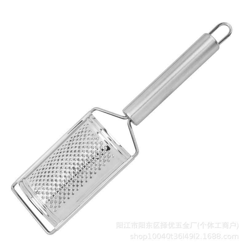 Multifuncional acero inoxidable raspador de queso raspador de verduras frutas rabanes arco raspador de acero raspador herramientas de cocina image 12