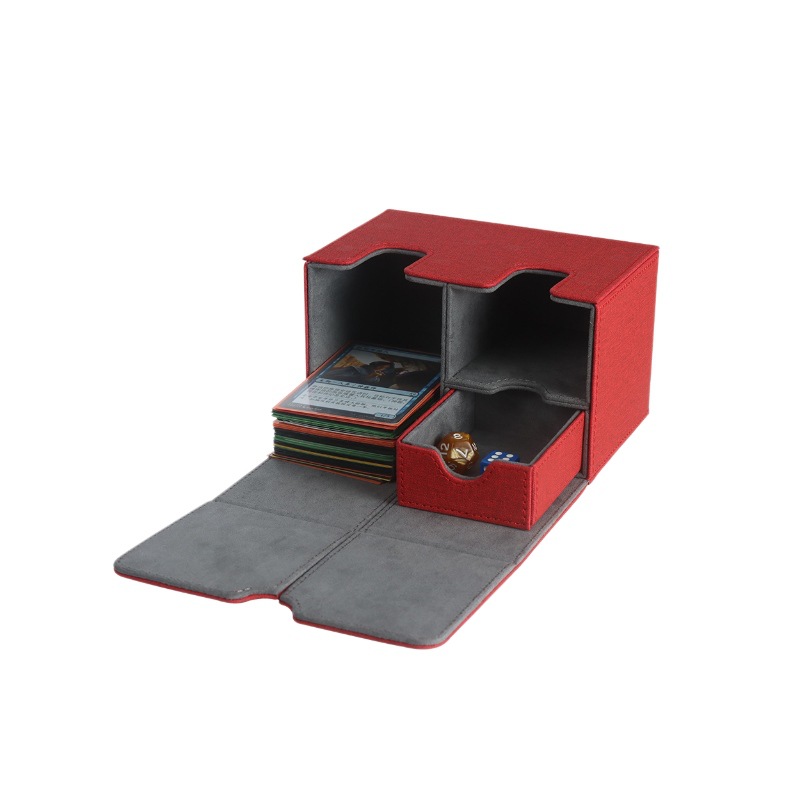 TOKEN comandante cubierta caja de tarjetas caja de almacenamiento tarjeta CCG colección caja de cajones tarjeta para padres e hijos juego caja de acabado