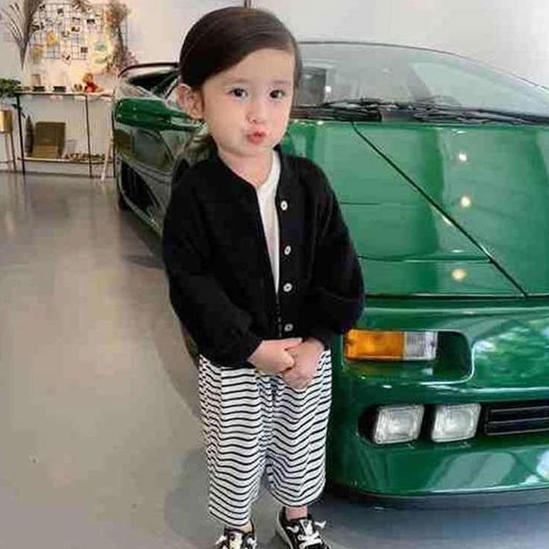 Children's girls' for autumn, outerwear, 2024 new style, small and medium-sized baseball jacket, children's stylish_voghion.com