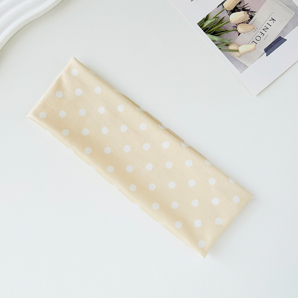 Nuevo punto de onda yoga elástico banda de maquillaje de moda punto banda de cabello adornamiento de cabello deportivo absorción de sudor banda de cabello