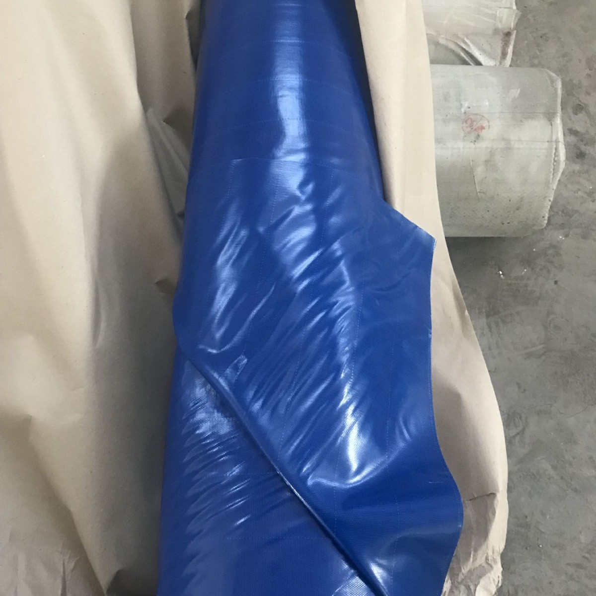 篷布专业制作400克500克蓝色刀刮布防雨抗老化耐撕扯高强丝刀刮布