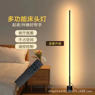 极简落地灯LED护眼简约现代北欧ins风客厅卧室书房立式落地氛围灯-阿里巴巴
