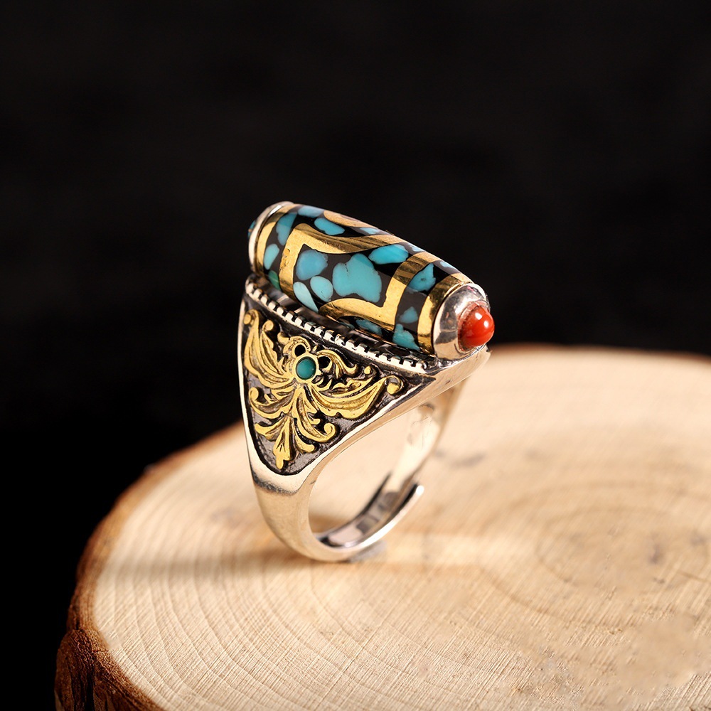 Ethnic retro ring handmade for men and women