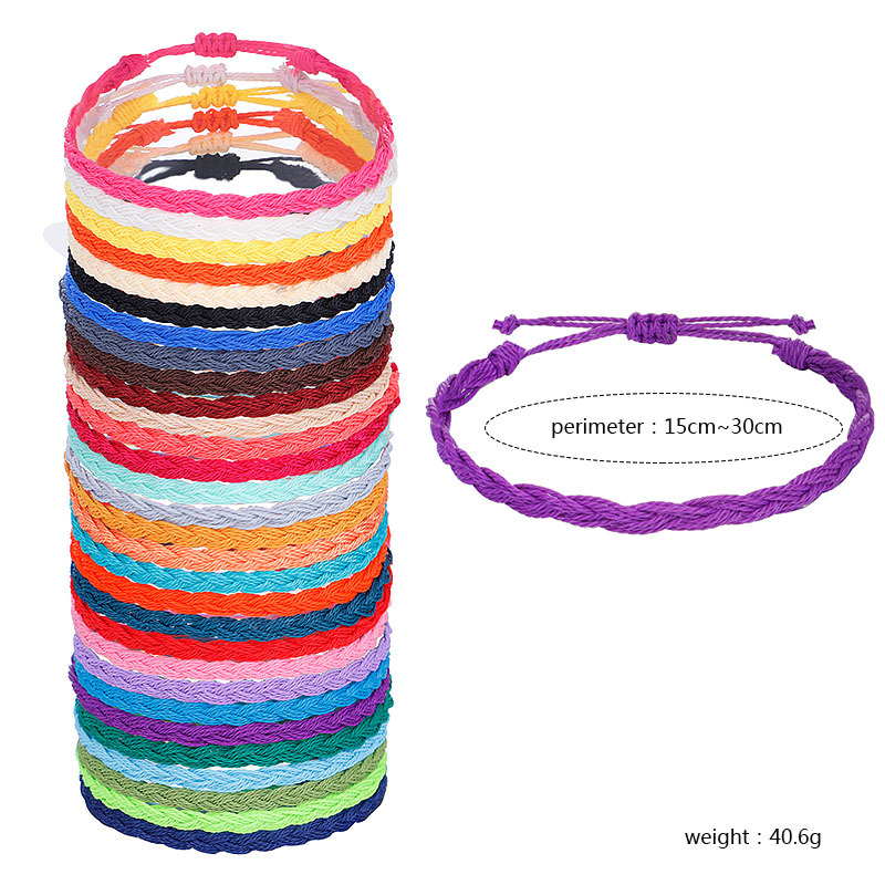 Ethnic Style Solid Color rope Knitting Womenu0027S Bracelets 1 Piece