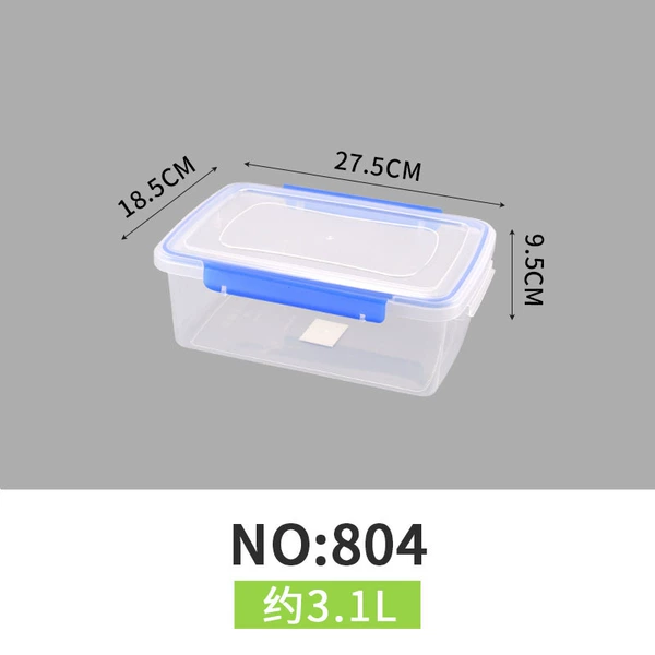 804 blue button crisper, about 3.1L