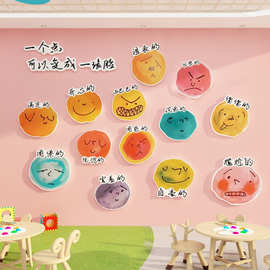 幼儿园环创材料主题成品墙面装饰心理角布置情绪小怪兽托管班文化