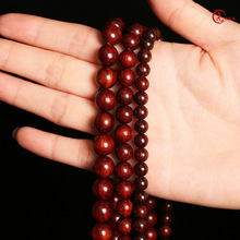赞比亚血檀手串108颗多圈小叶紫檀金星老料高密佛珠木质文玩念珠