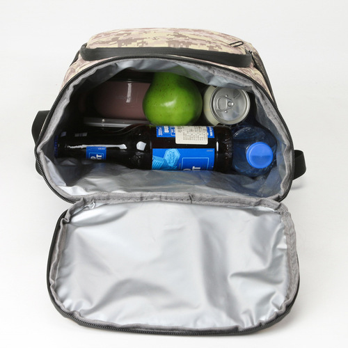 Portable Cross-border Camouflage Backpack with Large Capacity Insulated Backpack Outdoor Waterproof Dual Shoulder Picnic Bag Cold Beer Bag