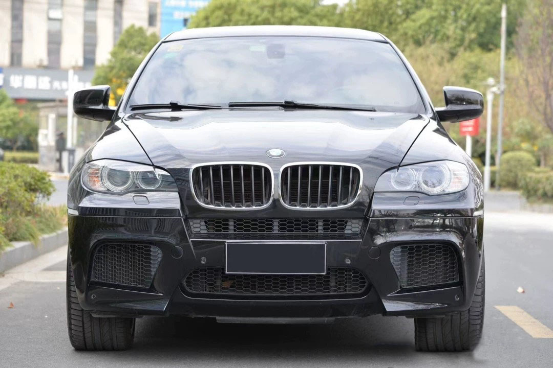 Suitable for 2008-2015 BMW X6 E71 modified to X6M front bumper and rear bumper injection molded PP modified body kit