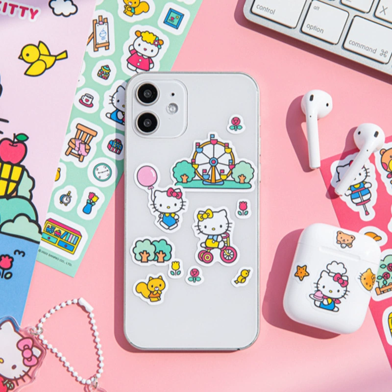 Sanrio, милые мультяшные наклейки, канцелярские товары, комиксы, планировщик, оптовая продажа