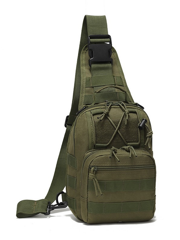 Bolso de pecho al aire libre de venta caliente transfronterizo Bolso diagonal deportivo unisex Bolso de pecho táctico de camuflaje multifunción para fanáticos militares en stock