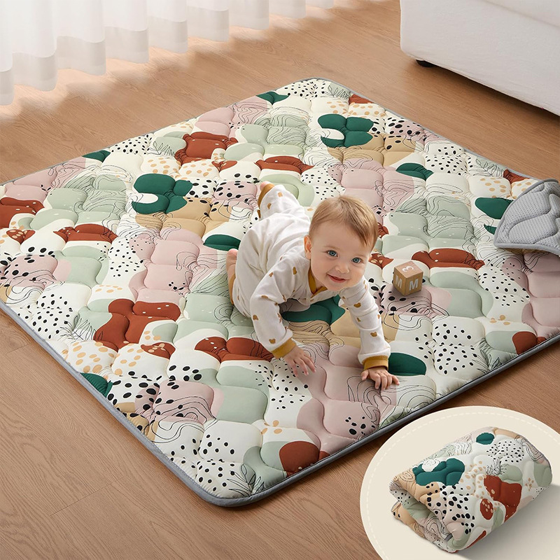 Cross-Border Amazon Baby Play Mat Thickened Crawling Mat Children's Floor Mat Folding Crawling Mat Anti-Slip Protective Mat