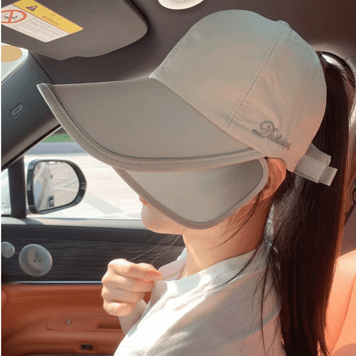 Sombreros grandes brillones de moda al aire libre versátil sombrero solar de verano transpirable anti-UV cubrir la cara deporte de verano ciclismo