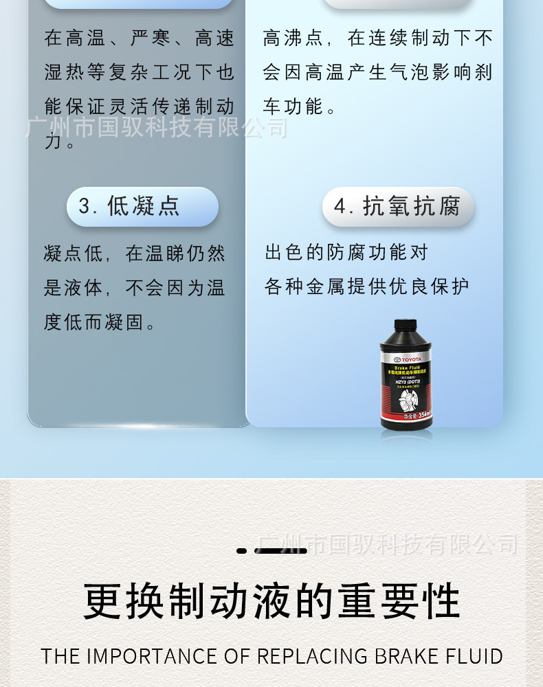 Toyota Original Brake Fluid, Genuine Brand for Camry, Corolla, Vios, Crown, Levin, Reiz, Car-Specific Brake Fluid