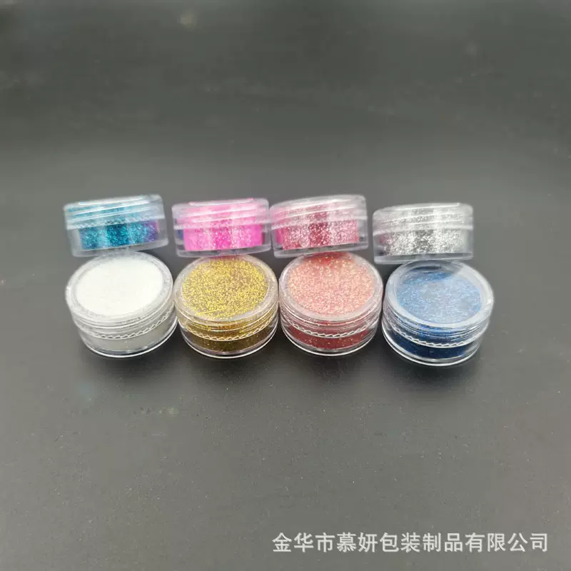 欧盟标准盒装可降解金葱粉植物纤维pla水闪粉可供证书瓶装