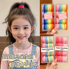 儿童发圈不伤发高马尾发绳扎头绳女童耐用高弹力橡皮筋小女孩皮套