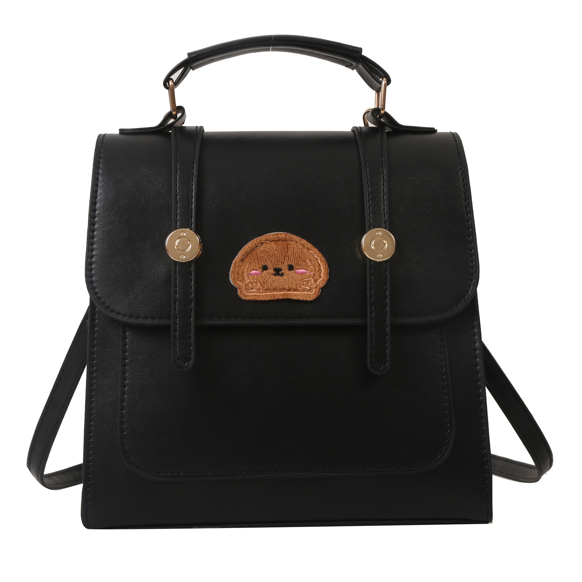 Commuter textura simple estilo occidental retro casual bolsa 2023 otoño e invierno nuevo estilo coreano mochila mensajero bolsa