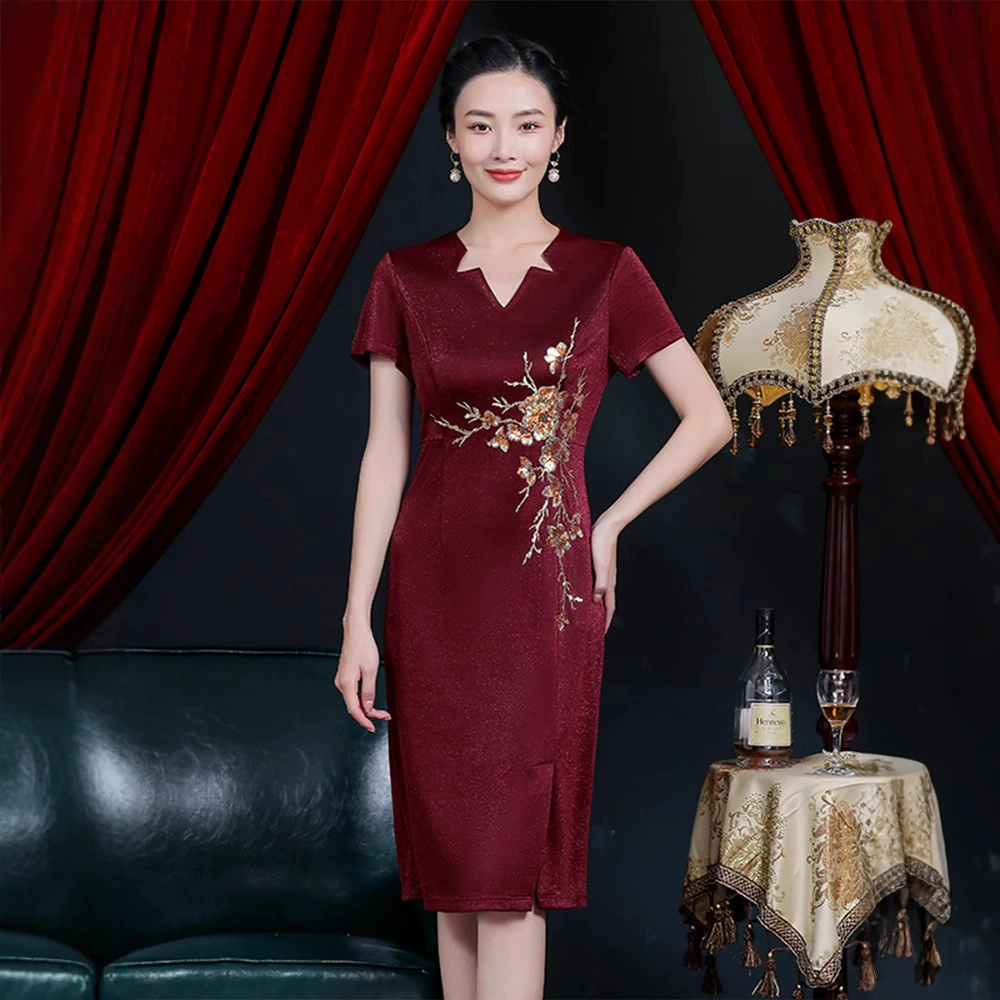 Производители непосредственно вышивают одежду для мамы свадебный банкет