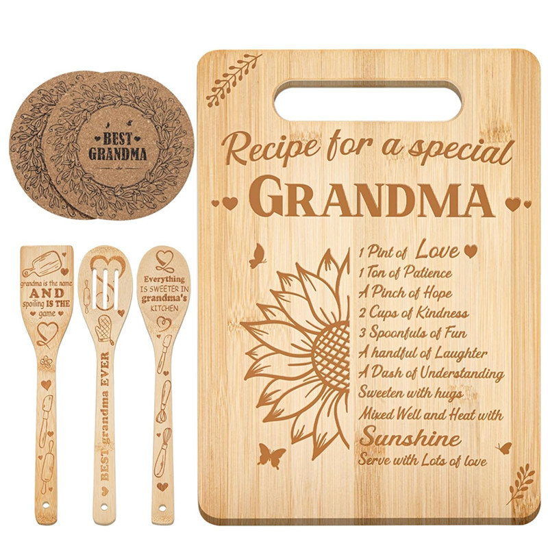 Cross-Border New Product Cutting Board Set Household Deli Steak Bread Board Square Multi-Functional Double-Sided Cutting Board