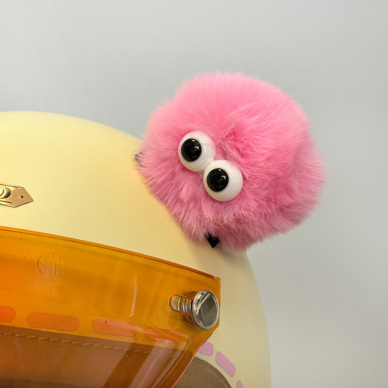 Helmet Decoration Doll Big Eye Accessories Electric Car Helmet Decor