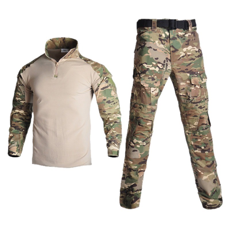 Trajes de rana transfronterizos G2 trajes de camuflaje de manga larga trajes de rana tácticos hombres trajes de entrenamiento militar al aire libre instructor CS trajes de expansión