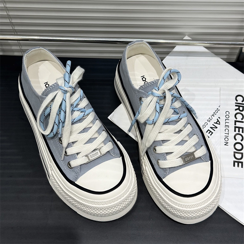 IG Lai Xi Ni bizcocho plataforma plataforma zapatos blancos mujer 2025 nueva moda versátil transpirable realce deportes zapatos casuales