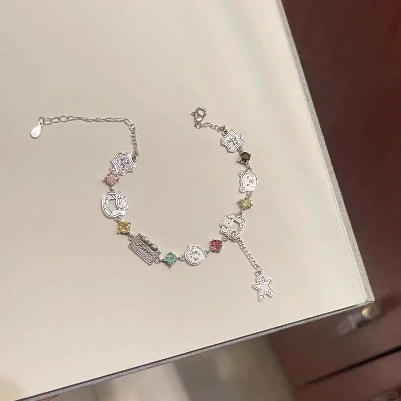 现货批发手链闺蜜女夏季多巴胺琉璃蝴蝶手链高级感饰品礼物|undefined
