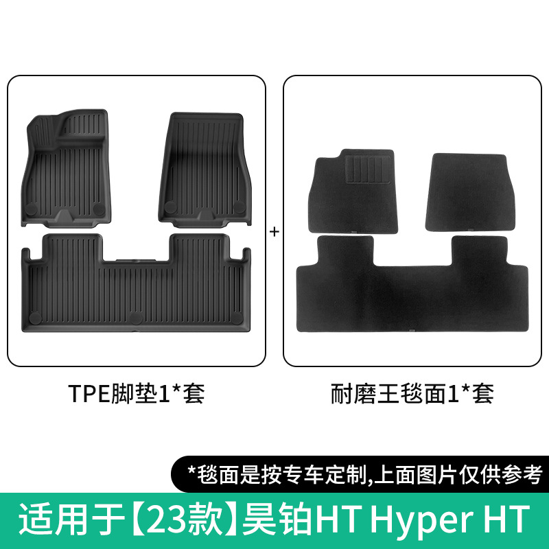 Aion – Car Floor Mats Modelə uyğun ayaqaltı - 2023-aion-hyper-ht-double-layer-wear-resistant-floor-mat