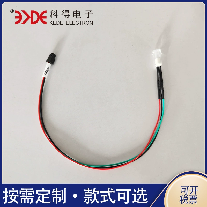 Производитель поставляет K20 24V красный зеленый общий солнечный индикатор бытовой техники с индикатором провода красный зеленый черный трехцветный провод