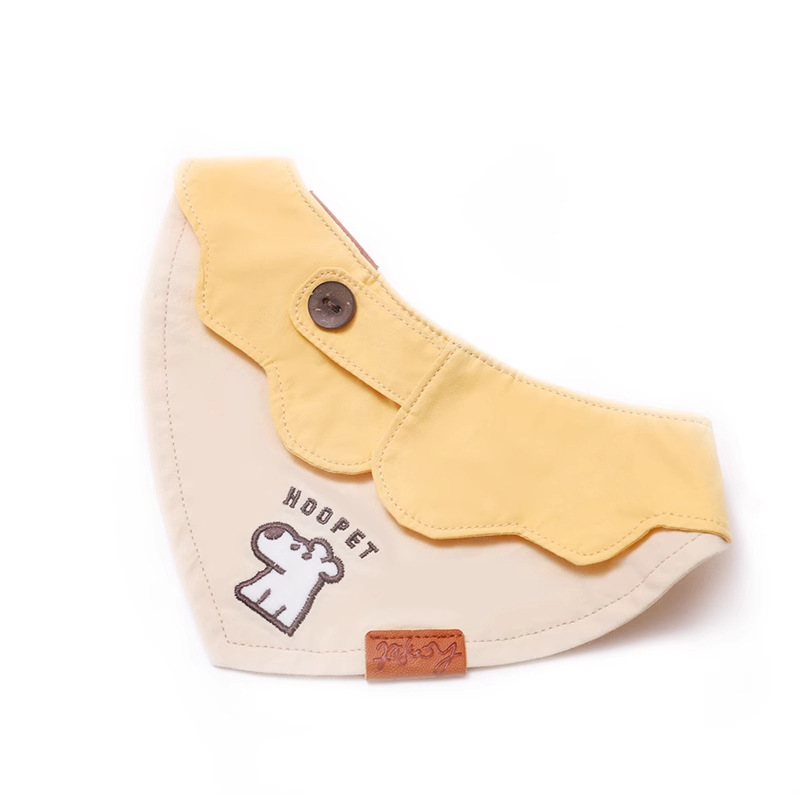 HOOPET Toalla de saliva para perros Pet Puppy West Highland Babero Accesorios Toalla triangular Puppet Cat Dog Bib