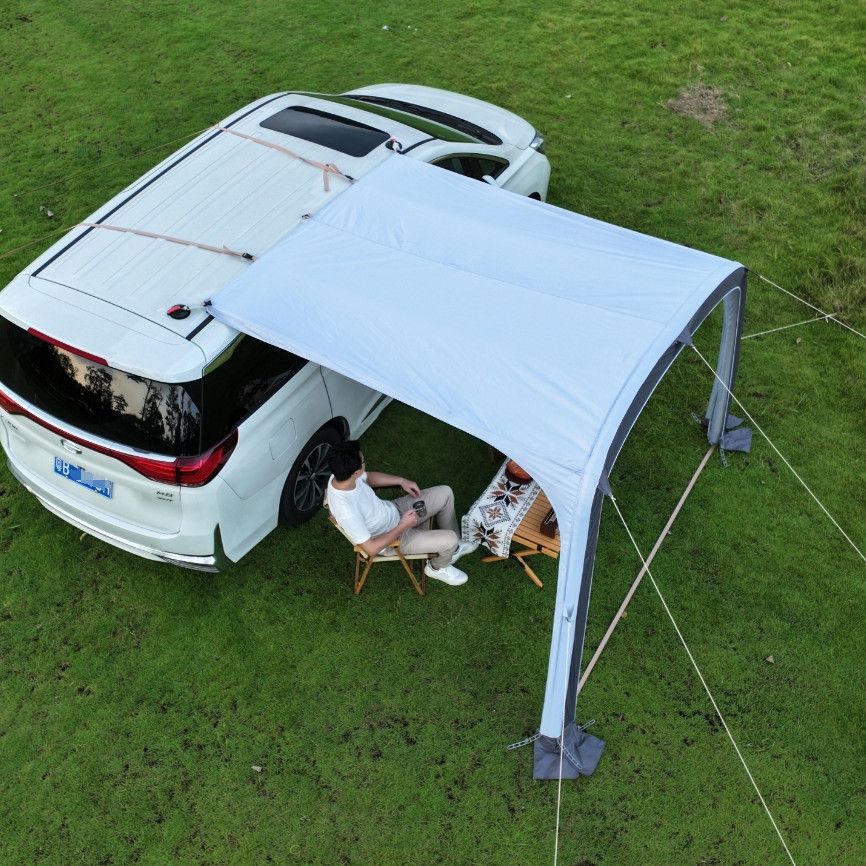 D0X Outdoor Car Side Tent Rainproof Awning Outdoor Camping Style Suv Side Tent Sun Protection Car Self-Driving Tour